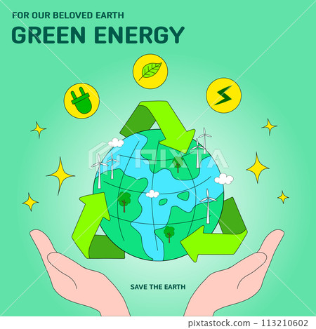 Design - Green Energy - Environmental Poster 113210602