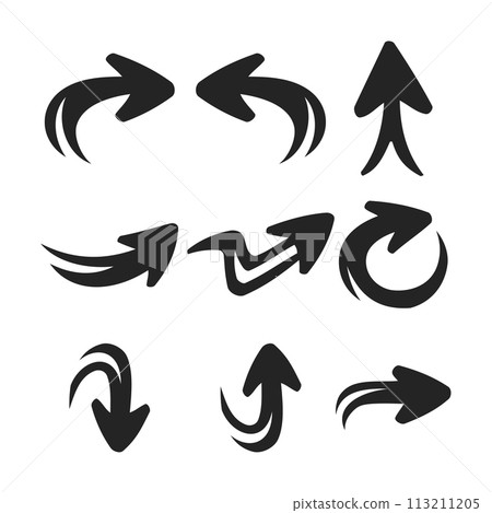 Arrow Vector Pack: Distressed Arrow Designs with Brush and Paint Elements Arrow Vector Pack: Distressed Arrow Designs with Brush and Paint Elements 113211205