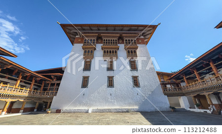 Punakha Dzong, Bhutan. is the administrative centre of Punakha District. 113212488