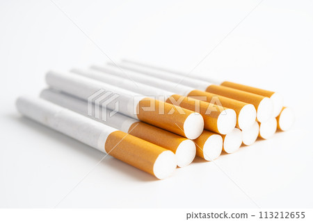 Cigarette on US dollar banknotes, cost, trading, marketing and production, No smoking, imort export concept. Cigarette on US dollar banknotes, cost, trading, marketing and production, No smoking, imort export concept. 113212655