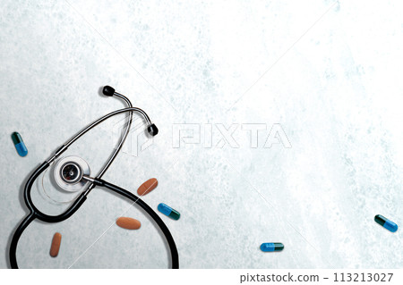 Medical stethoscope and medicine 113213027