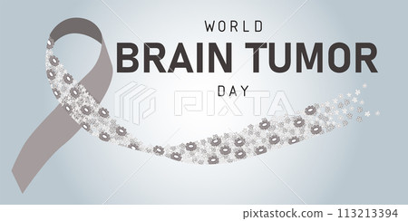 brain, ribbon, vector 113213394
