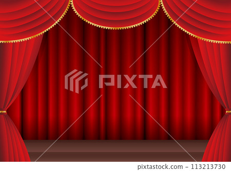 紅幕，紅幕，紅幕舞台橫 113213730