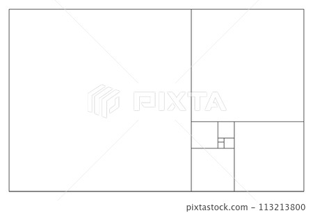 The golden ratio, a ratio used in design 113213800