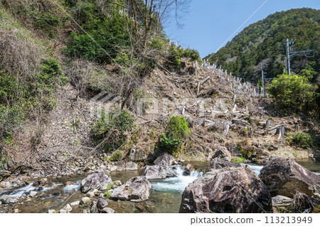 The clear waters of Kurama River, north of Kyoto The clear waters of Kurama River, north of Kyoto 113213949