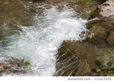 The clear waters of Kurama River, north of Kyoto The clear waters of Kurama River, north of Kyoto 113213950
