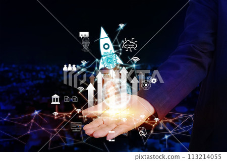 Start up use "AI" to develope and  growth business to hits target 113214055