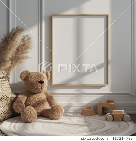 brown bear doll on window sill brown bear doll on window sill 113214783