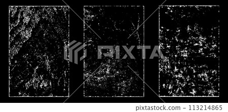 Black and white grunge. Distress overlay texture. Abstract surface dust and rough dirty wall background concept. Distress illustration simply place over object to create grunge effect. Vector EPS10. 113214865