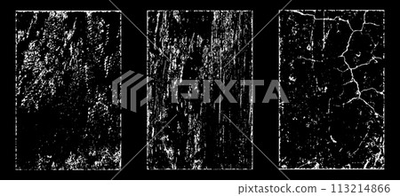 Black and white grunge. Distress overlay texture. Abstract surface dust and rough dirty wall background concept. Distress illustration simply place over object to create grunge effect. Vector EPS10. 113214866