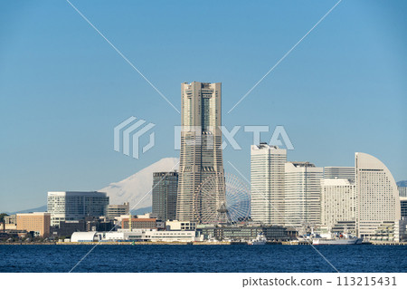 Minato Mirai from Yokohama Daikoku Wharf 1 113215431