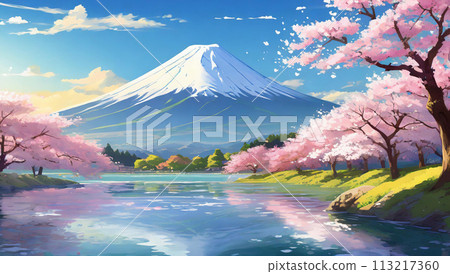 富士山（春天） 113217360