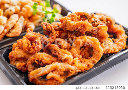 Deep fried squid 113218030