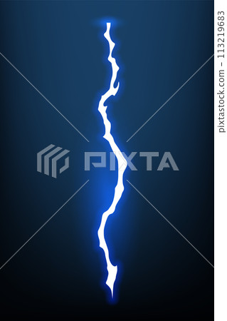 Lightning animation with sparks. Electricity thunderbolt danger, light electric powerful thunder. Bright energy effect, vector illustration Lightning animation with sparks. Electricity thunderbolt danger, light electric powerful thunder. Bright energy effect, vector illustration 113219683