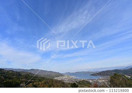 從大內峠一地館公園出發的天橋立 113219800