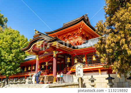 京都府八幡市八幡高坊的石清水八幡神社塔門(國寶) 京都府八幡市八幡高坊的石清水八幡神社塔門(國寶) 113219892