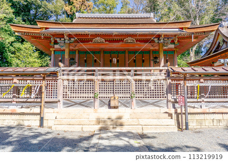 石清水八幡神社、京都府八幡市八幡高坊、節舍若宮神社（重要文化遺產）男性守護神 113219919