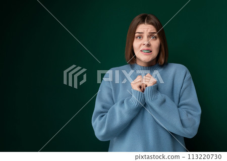 Woman Expressing Surprise Woman Expressing Surprise 113220730