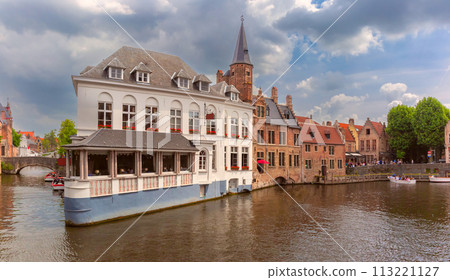 Bruges from the quay Rosary, Belgium Bruges from the quay Rosary, Belgium 113221127