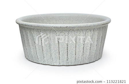 empty ceramic bowl isolated empty ceramic bowl isolated 113221821