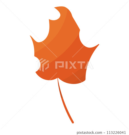 leaf foliage autumn colored forest element icon leaf foliage autumn colored forest element icon 113226041