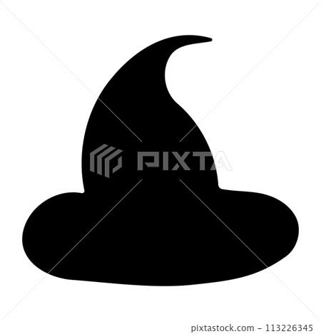 hat wizard witch halloween black element icon hat wizard witch halloween black element icon 113226345