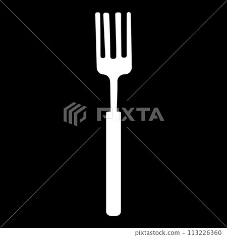 fork kitchen stick eat kitchen element icon 113226360