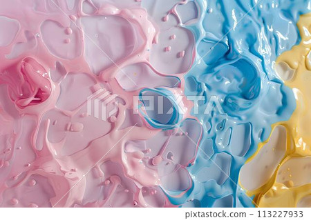 abstract background texture of liquid soap 113227933
