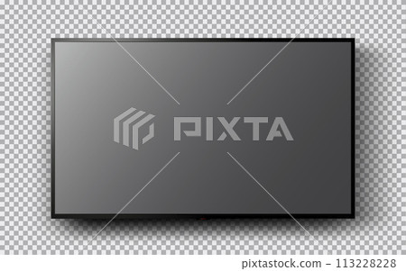 Modern TV with blank screen mockup Modern TV with blank screen mockup 113228228