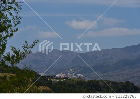 Amanohashidate View Land in Spring Amanohashidate View Land in Spring 113228763