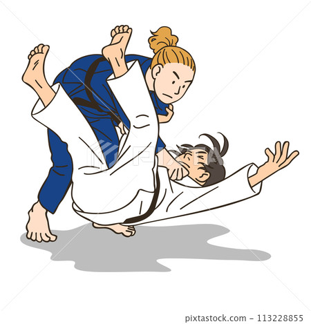 女子柔道比賽(後投) 女子柔道比賽(後投) 113228855