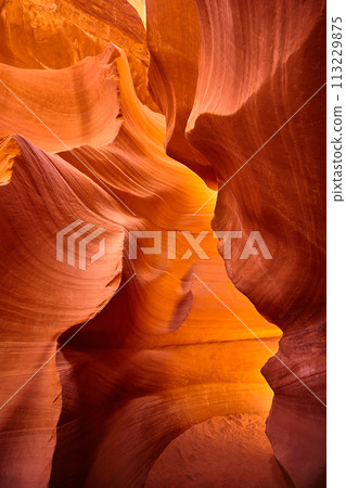 Antelope Canyon Warm Hues, Slot Canyon Light Play, Arizona Landscape Antelope Canyon Warm Hues, Slot Canyon Light Play, Arizona Landscape 113229875