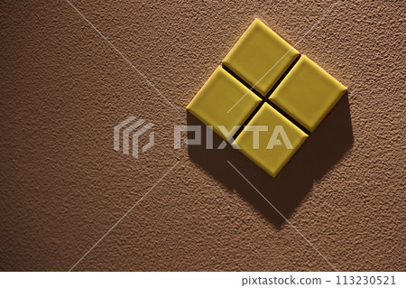 Artistic three-dimensional ceramic work decorated on the wall 113230521