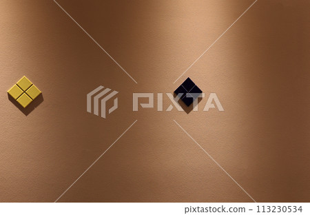 Artistic three-dimensional ceramic work decorated on the wall Artistic three-dimensional ceramic work decorated on the wall 113230534