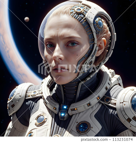 A genetically modified astronaut facing the challenges of outer space. 113231074