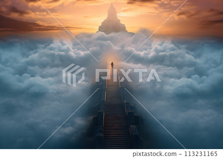 Stairway to Heaven 5 AI-generated image 113231165