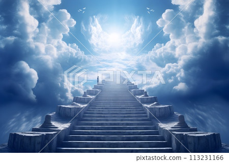 天國的階梯 6 AI 生成影像 113231166