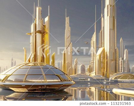Future city of Shirokane 113231563