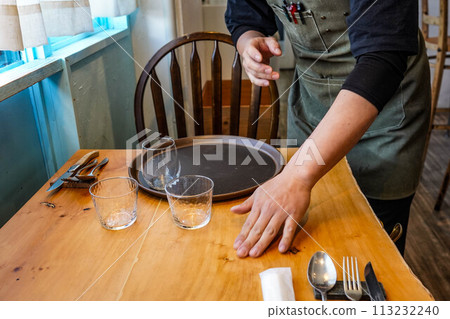 At the hands of restaurant staff At the hands of restaurant staff 113232240