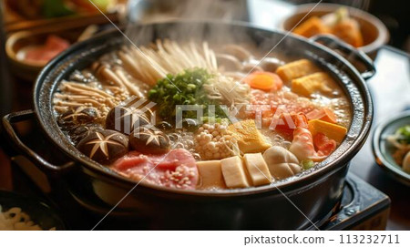 Chef's special Japanese-style hot pot dish Chef's special Japanese-style hot pot dish 113232711