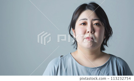 BBW 亞洲女人肖像 113232754