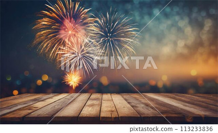 Fireworks fireworks background frame copy space Fireworks fireworks background frame copy space 113233836