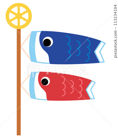 鯉魚旗圖 113234104