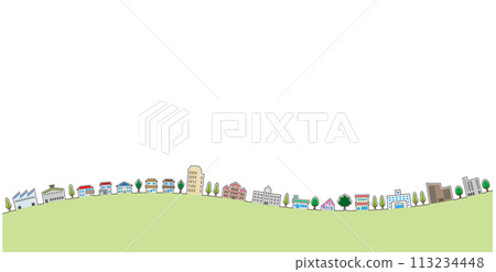 城市景觀的流行插畫 113234448