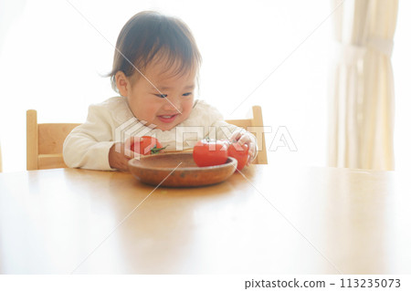 寶寶摸西紅柿 113235073