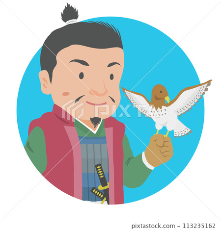 Sengoku warlords enjoying falconry Sengoku warlords enjoying falconry 113235162
