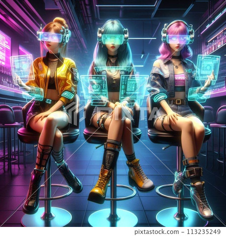 Girls bar of the future 113235249