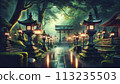 Shrine after the rain 113235503