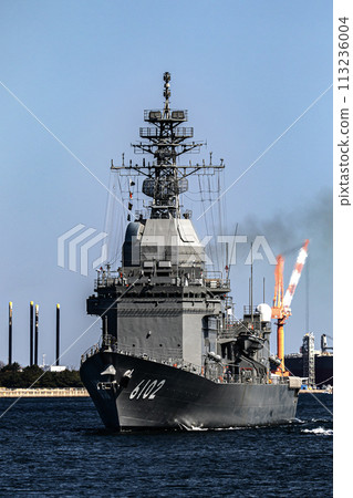 The Asuka destroyer (test ship) returns to Yokosuka Base, Kanagawa Prefecture, Japan Maritime Self-Defense Force 113236004