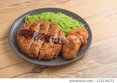 各種炸丸子和炸雞 113236272